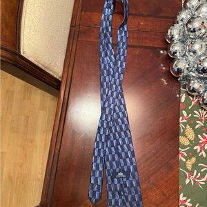 Stafford Blue Geometric Tie
